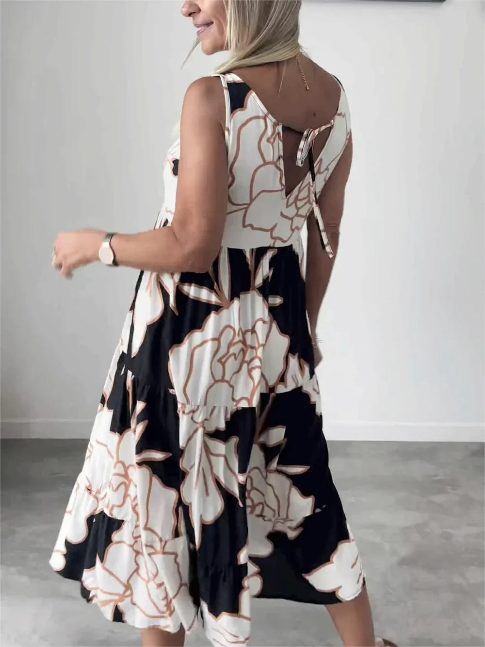 Eveline | Stilvolles Blumenmuster-Kleid
